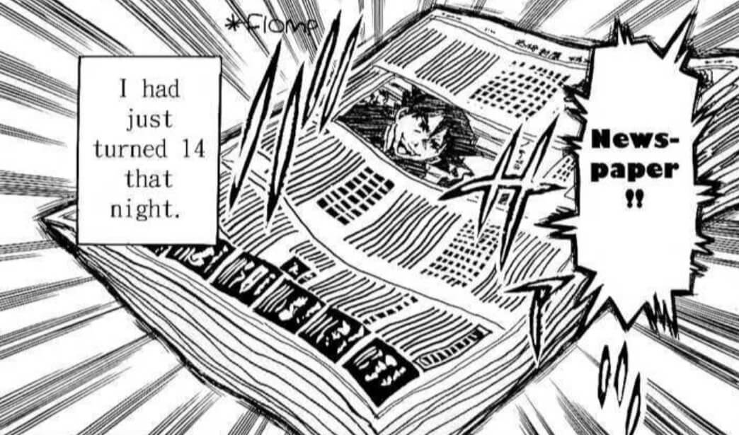 Horror Newspaper Manga